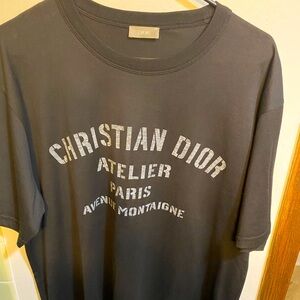 Christian Dior Atelier t-shirt. Sz xl . Black